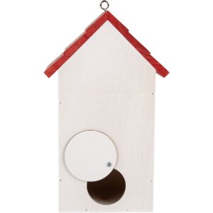 Clayre & Eef 6H2446 Maison doiseau en bois style campagnard 15x10x22 cm