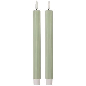 Clayre & Eef Set de 2 Bougies LED Ø 2x25 cm