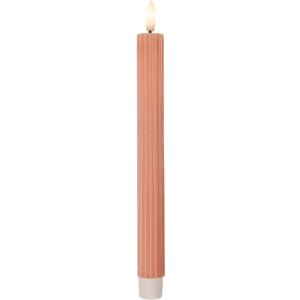 Clayre & Eef Set de 2 Bougeoirs LED Rose 25 cm