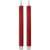 Clayre & Eef 6CA0002R Ensemble de 2 Bougeoirs LED Rose 25cm