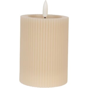 Bougeoir LED Clayre & Eef Ø 8x13 cm / 2x AA