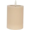 Bougeoir LED Clayre & Eef Ø 8x13 cm / 2x AA