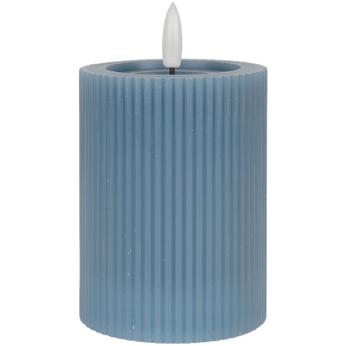 Clayre & Eef Bougeoir LED Ø 8x13 cm 2xAA