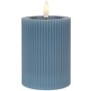 Clayre & Eef Bougeoir LED Ø 8x13 cm 2xAA