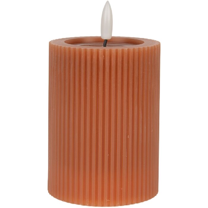 Bougeoir LED Clayre & Eef 6CA0003CH Ø 8x13 cm