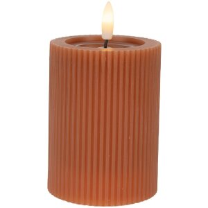 Bougeoir LED Clayre & Eef 6CA0003CH Ø 8x13 cm