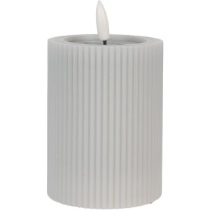 Clayre & Eef Bougeoir LED Ø 8x13 cm 2xAA