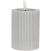 Clayre & Eef Bougeoir LED Ø 8x13 cm 2xAA