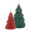 Bougeoir LED Sapin de Noël Clayre & Eef 6CA0005 Ø 8x13 cm