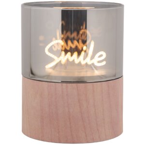 Bougeoir LED Clayre & Eef 8x10 cm 3xAAA