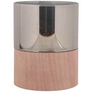 Bougeoir LED Clayre & Eef 8x10 cm 3xAAA