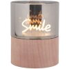 Bougeoir LED Clayre & Eef 8x10 cm 3xAAA