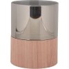 Clayre & Eef Bougeoir LED 8x10 cm Brun