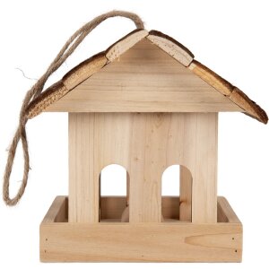Clayre & Eef 6H2454 Maison à oiseaux 19x18x19 cm