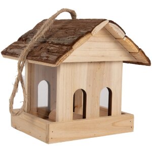 Clayre & Eef 6H2454 Maison à oiseaux 19x18x19 cm