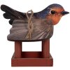 Cabane à oiseaux Clayre & Eef 6H2455 Rot Braun 17x25x21 cm