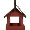 Cabane à oiseaux Clayre & Eef 6H2455 Rot Braun 17x25x21 cm