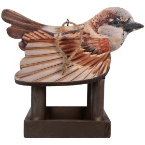 Clayre & Eef 6H2456 Maison à oiseaux 17x25x21...