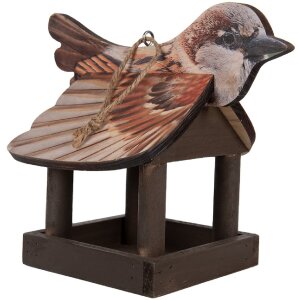 Clayre & Eef 6H2456 Maison à oiseaux 17x25x21...