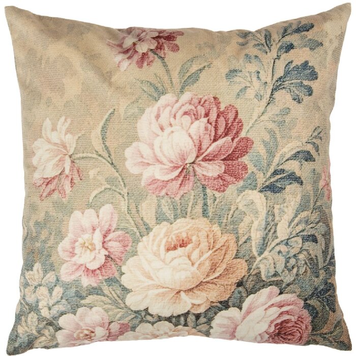 Housse de coussin Clayre & Eef CPA23 45x45 cm Beige Rose