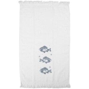Serviette de toilette Clayre & Eef CT034 40x66 cm...