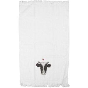 Serviette de toilette Clayre & Eef CT036 40x66 cm...