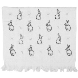 Serviette de toilette Clayre & Eef CTBNS-1 40x66 cm...