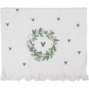 Clayre & Eef CTLNL Serviette Invité 40x66 cm...