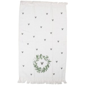 Clayre & Eef CTLNL Serviette Invité 40x66 cm...