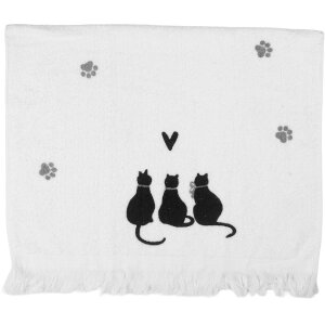 Serviette de toilette Clayre & Eef CTPWS-1 40x66 cm...