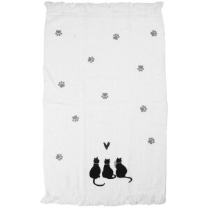Serviette de toilette Clayre & Eef CTPWS-1 40x66 cm...