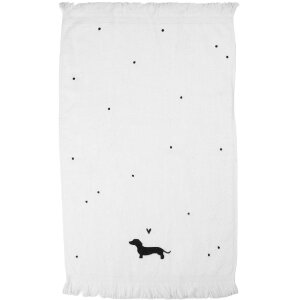 Serviette dinvité Clayre & Eef 40x66 cm...