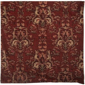 Clayre & Eef Housse de Coussin 45x45 cm Rouge et Jaune