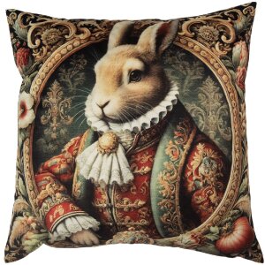 Clayre & Eef NE21 Housse de coussin 45x45 cm Beige et...