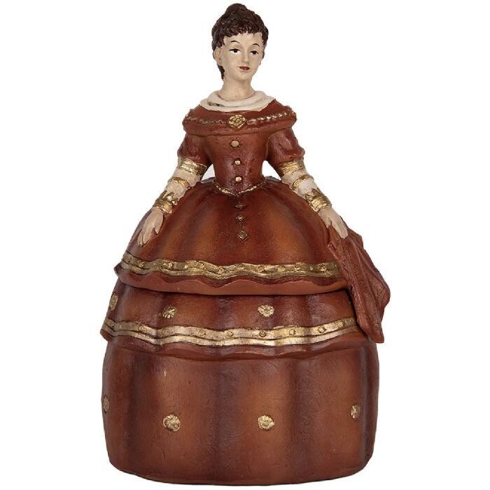 Boîte à bijoux Femme Clayre & Eef 6PR5546 19x16x29 cm Rouge