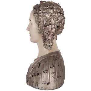 Buste décorative femme Clayre & Eef 27x15x30 cm Beige-Brun
