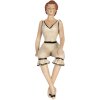 Clayre & Eef 6PR5560 Décoration Femme 12x10x29 cm Beige