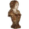 Buste Décorative Clayre & Eef Beige Marron 18x12x30 cm