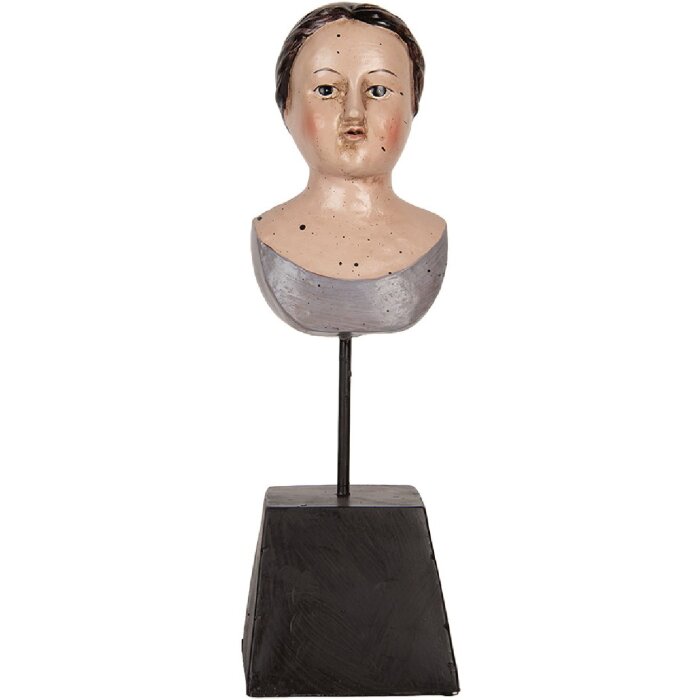 Buste Décorative Femme 11x11x34 cm Clayre & Eef