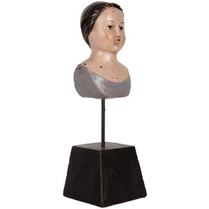 Buste Décorative Femme 11x11x34 cm Clayre & Eef