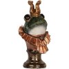 Buste Décoration Grenouille Clayre & Eef 12x11x22 cm Vert-Or