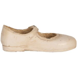 Clayre & Eef Chaussure Décorative Beige 15x6x5 cm