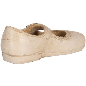 Clayre & Eef Chaussure Décorative Beige 15x6x5 cm