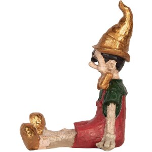 Figurine Décorative Pinocchio Clayre & Eef 13x13x19 cm