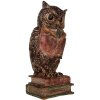 Clayre & Eef 6PR5579 Tirelire Chouette 16x15x35 cm