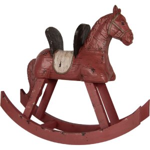 Cheval à bascule décoratif Clayre & Eef 39x12x33 cm Rose