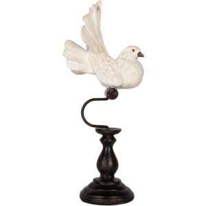 Clayre & Eef Décoration Oiseau 15x11x36 cm