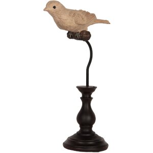 Clayre & Eef 6PR5587 Décoration Oiseau Beige...