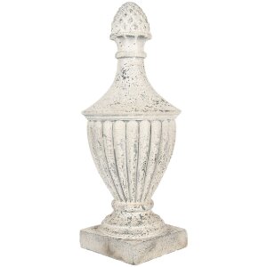 Ornement Décoratif Clayre & Eef 26x26x64 cm Beige Gris