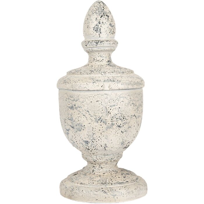 Clayre & Eef Ornement Décoratif Ø 22x48 cm Beige Gris